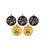 FOCO Missouri Tigers NCAA 5 Pack Shatterproof Ball Ornament Set - 757 Sports Collectibles