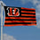 Cincinnati Bengals USA American Nation Stripes 3x5 Grommet Flag - 757 Sports Collectibles