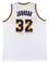 Magic Johnson Authentic Signed White Pro Style Jersey Autographed BAS Witnessed - 757 Sports Collectibles