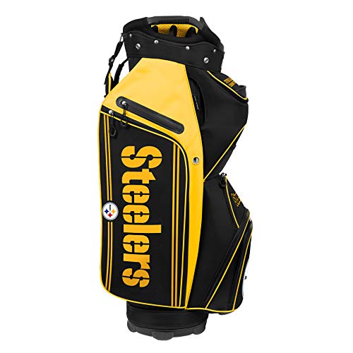 Pittsburgh Steelers Bucket III Cooler Cart Golf Bag - 757 Sports Collectibles