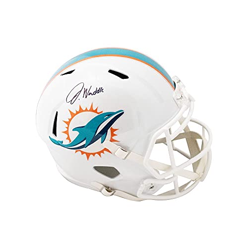Jaylen Waddle Autographed Miami Dolphins Speed Replica Full-Size Football Helmet - Fanatics - 757 Sports Collectibles