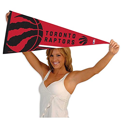 WinCraft Toronto Raptors Pennant Full Size 12" X 30" - 757 Sports Collectibles