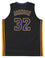 Magic Johnson Authentic Signed Black Pro Style Jersey Purple Numbers BAS Witness - 757 Sports Collectibles