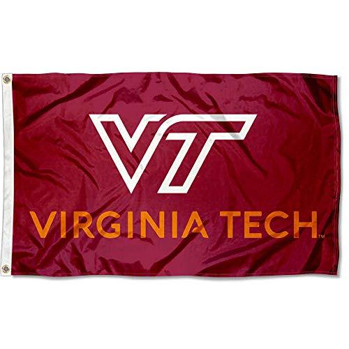 College Flags & Banners Co. Virginia Tech Hokies Flying VT Flag - 757 Sports Collectibles