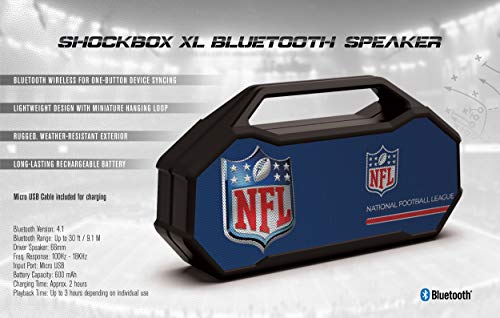 NFL Tampa Bay Buccaneers XL Wireless Bluetooth Speaker, Team Color - 757 Sports Collectibles