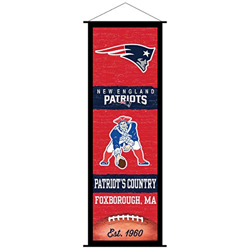 New England Patriots Banner and Scroll Sign - 757 Sports Collectibles