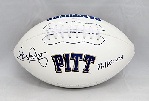 Tony Dorsett Autographed Pittsburgh Panthers Logo Football W/Heisman-JSA W Auth