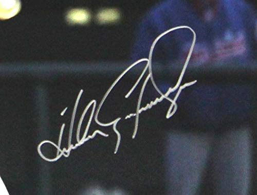 Andres Galarraga Autographed/Signed Colorado Rockies 8x10 Ball On Bat - 757 Sports Collectibles