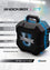 NCAA Michigan Wolverines Shockbox LED Wireless Bluetooth Speaker, Team Color - 757 Sports Collectibles