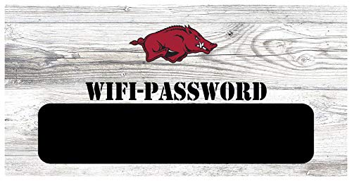 Fan Creations NCAA Arkansas Razorbacks Unisex University of Arkansas WiFi Password Sign, Team Color, 6 x 12 - 757 Sports Collectibles