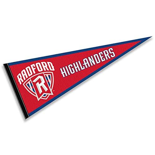 College Flags & Banners Co. Radford Highlanders Shield Pennant - 757 Sports Collectibles