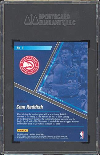 Hawks Cam Reddish 2019 Panini Mosaic #1 Blue Chips Rookie Card Graded 9.5! SGC - 757 Sports Collectibles