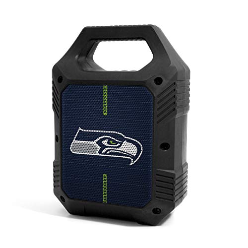 NFL Seattle Seahawks ShockBox XL Wireless Bluetooth Speaker, Team Color - 757 Sports Collectibles