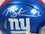 Michael Strahan Autographed New York Giants Speed Mini Helmet-Beckett W Hologram Silver - 757 Sports Collectibles