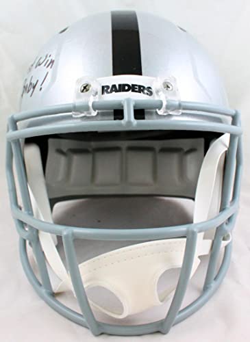Shane Lechler Autographed Oakland Raiders F/S Helmet w/3 Insc.-Beckett W Hologram - 757 Sports Collectibles