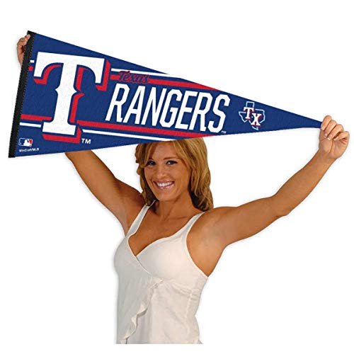 WinCraft Texas Rangers Large Pennant - 757 Sports Collectibles