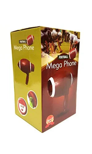 Barwench Games' Football Shaped Megaphone with Voice, Siren and Built in Bottle Opener! - 757 Sports Collectibles