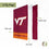 Virginia Tech Garden Flag Hokies VT Banner 100% Polyester (Design A) - 757 Sports Collectibles