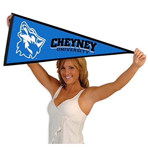 College Flags & Banners Co. Cheyney University Wolves Pennant - 757 Sports Collectibles