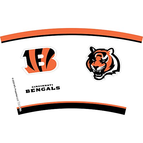 Tervis Made in USA Double Walled NFL Cincinnati Bengals Insulated Tumbler Cup Keeps Drinks Cold & Hot, 16oz, Tradition - 757 Sports Collectibles