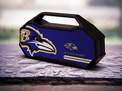 NFL Baltimore Ravens XL Wireless Bluetooth Speaker, Team Color - 757 Sports Collectibles