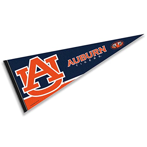 College Flags & Banners Co. Auburn Tigers Pennant Full Size Felt - 757 Sports Collectibles