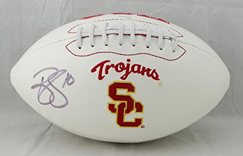 Brian Cushing Autographed USC Trojans Logo Football- JSA W Auth Left