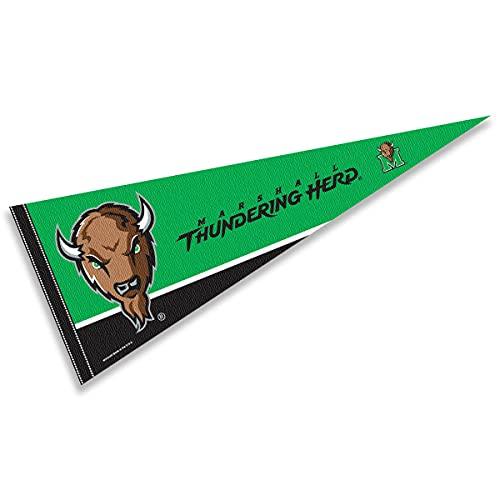 College Flags & Banners Co. Marshall Thundering Herd Pennant Full Size Felt - 757 Sports Collectibles