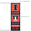 Illinois Fighting Illini Banner and Scroll Sign - 757 Sports Collectibles
