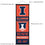 Illinois Fighting Illini Banner and Scroll Sign - 757 Sports Collectibles
