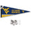 College Flags & Banners Co. West Virginia Pennant Flag and Wall Tack Mount Pads - 757 Sports Collectibles