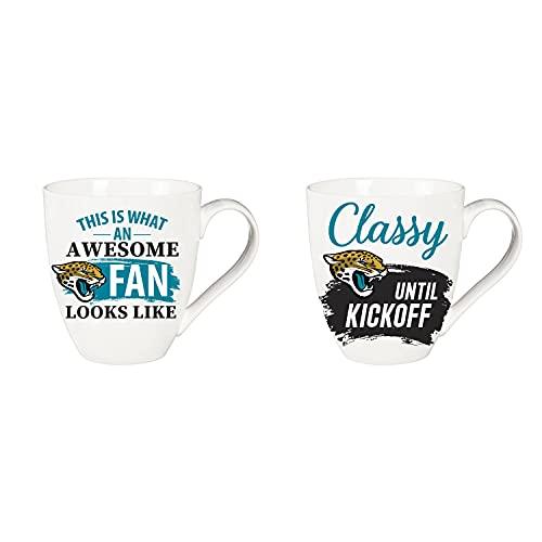 Team Sports America Jacksonville Jaguars, Ceramic Cup O'Java 17oz Gift Set - 757 Sports Collectibles