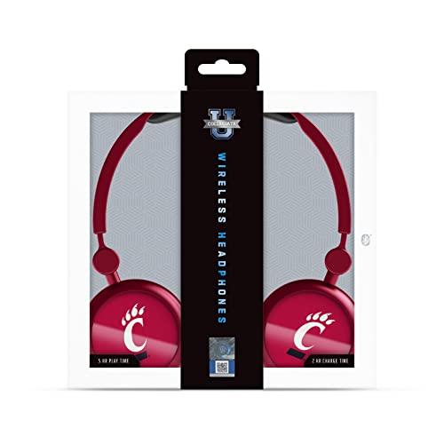 SOAR NCAA Bluetooth On-Ear Headphones, Cincinnati Bearcats - 757 Sports Collectibles