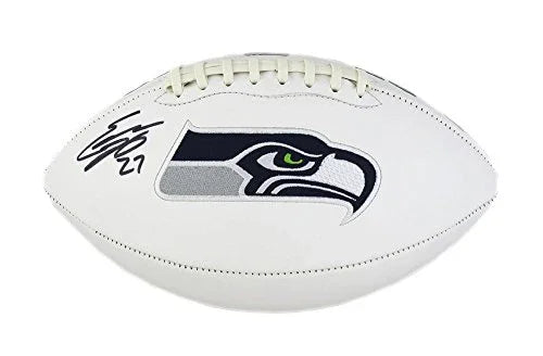 Eddie Lacy Autographed/Signed Seattle Seahawks Embroidered NFL Logo Football - 757 Sports Collectibles