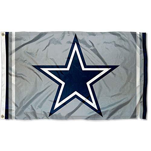 WinCraft Cowboys Metallic Silver Flag - 757 Sports Collectibles