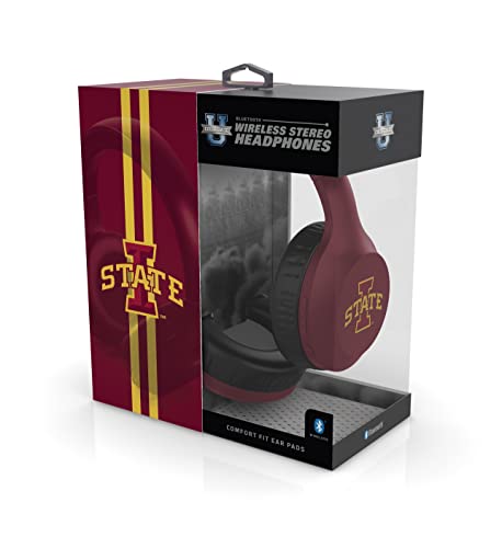 SOAR NCAA Wireless On-Ear Headphones, Iowa State Cyclones - 757 Sports Collectibles