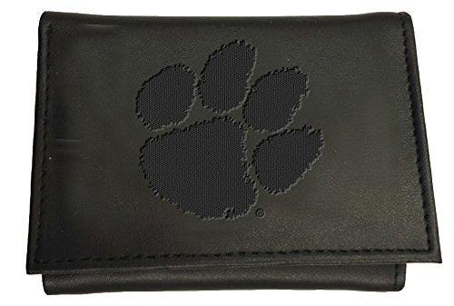 Team Sports America Leather Clemson Tigers Tri-fold Wallet - 757 Sports Collectibles
