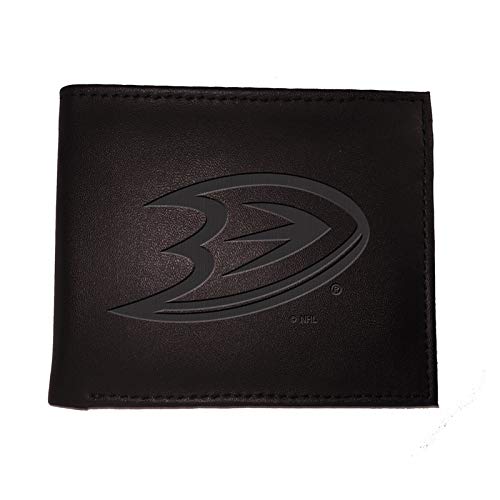 Team Sports America Anaheim Ducks Web Foot Team Logo Leather Bi-Fold Wallet - 757 Sports Collectibles