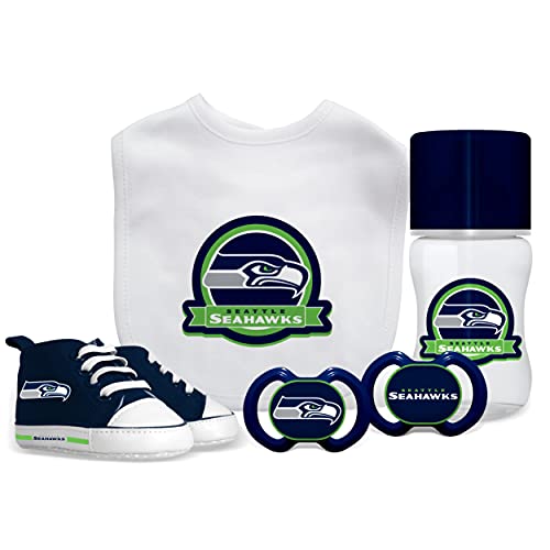 Baby Fanatic NFL Seattle Seahawks Infant and Toddler Sports Fan Apparel, Multicolor - 757 Sports Collectibles