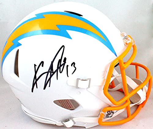 Keenan Allen Autographed LA Chargers Authentic Speed F/S Helmet-Beckett W Black - 757 Sports Collectibles