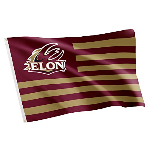 Desert Cactus Elon University Flag Phoenix Flags Banners 100% Polyester Indoor Outdoor 3x5 (Nation) - 757 Sports Collectibles