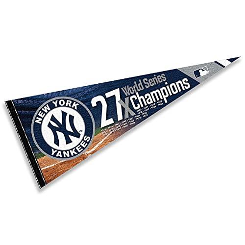 WinCraft Yankees 27 Time Champions Pennant Flag - 757 Sports Collectibles