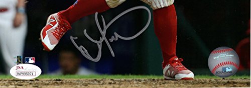 Odubel Herrera Philadelphia Phillies At Bat Signed 8x10 Photo JSA 136495 - 757 Sports Collectibles