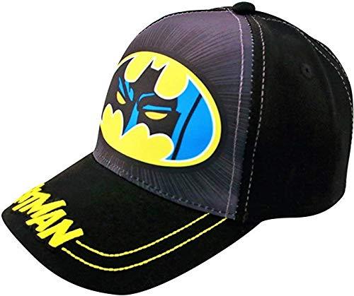 DC Comics Boys Baseball Cap with 3D POP: Batman, Superman and Justice League (Ages 2-7) - 757 Sports Collectibles