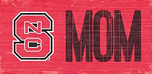 Fan Creations NCAA North Carolina State Wolfpack Unisex NC State University MOM Sign, Team Color, 6 x 12 - 757 Sports Collectibles