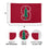 Desert Cactus Stanford University Flag Cardinal Flags Banners 100% Polyester Indoor Outdoor 3x5 (Style 1) - 757 Sports Collectibles