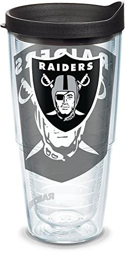 Tervis Las Vegas Raiders Tumbler, 24 oz, Clear - 757 Sports Collectibles