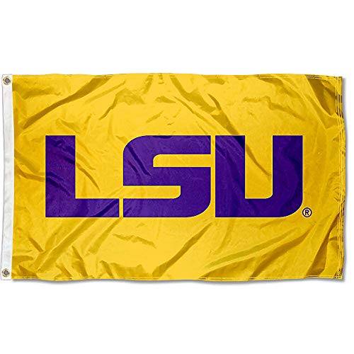 LSU Tigers Gold University Large College Flag - 757 Sports Collectibles