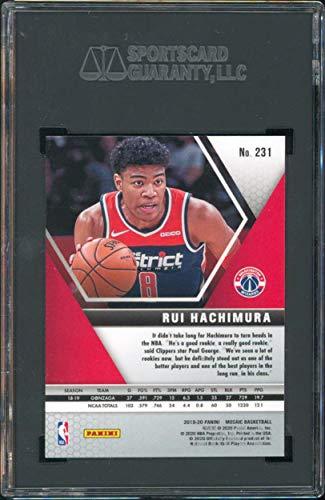 Wizards Rui Hachimura 2019 Panini Mosaic #231 Card Graded Gem Mint 10! SGC - 757 Sports Collectibles