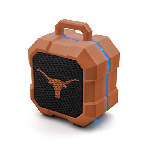NCAA Texas Longhorns Shockbox LED Wireless Bluetooth Speaker, Team Color - 757 Sports Collectibles